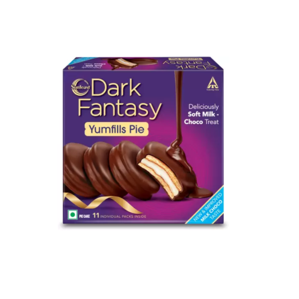Sunfeast Dark Fantasy Yumfills Cookie Cake Biscuit (242 g)